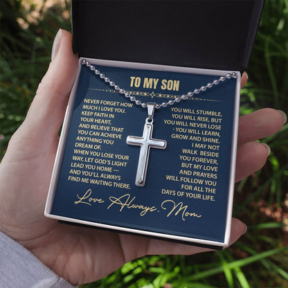 To My Son - Keep Faith in your heart - Gift From Mom