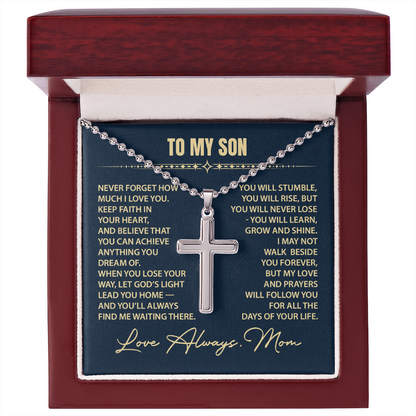 To My Son - Keep Faith in your heart - Gift From Mom