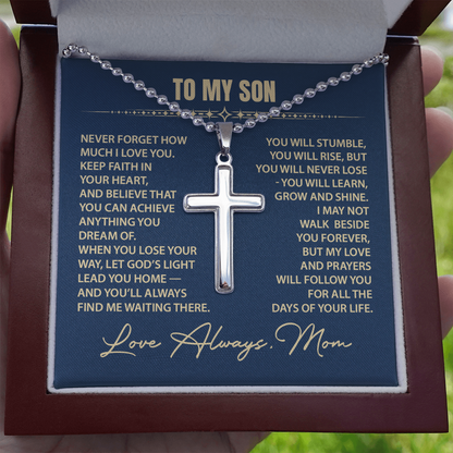To My Son - Keep Faith in your heart - Gift From Mom