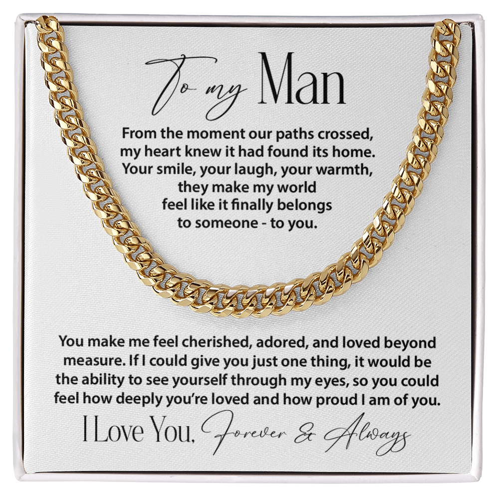 To my Man - how proud I am of you.
