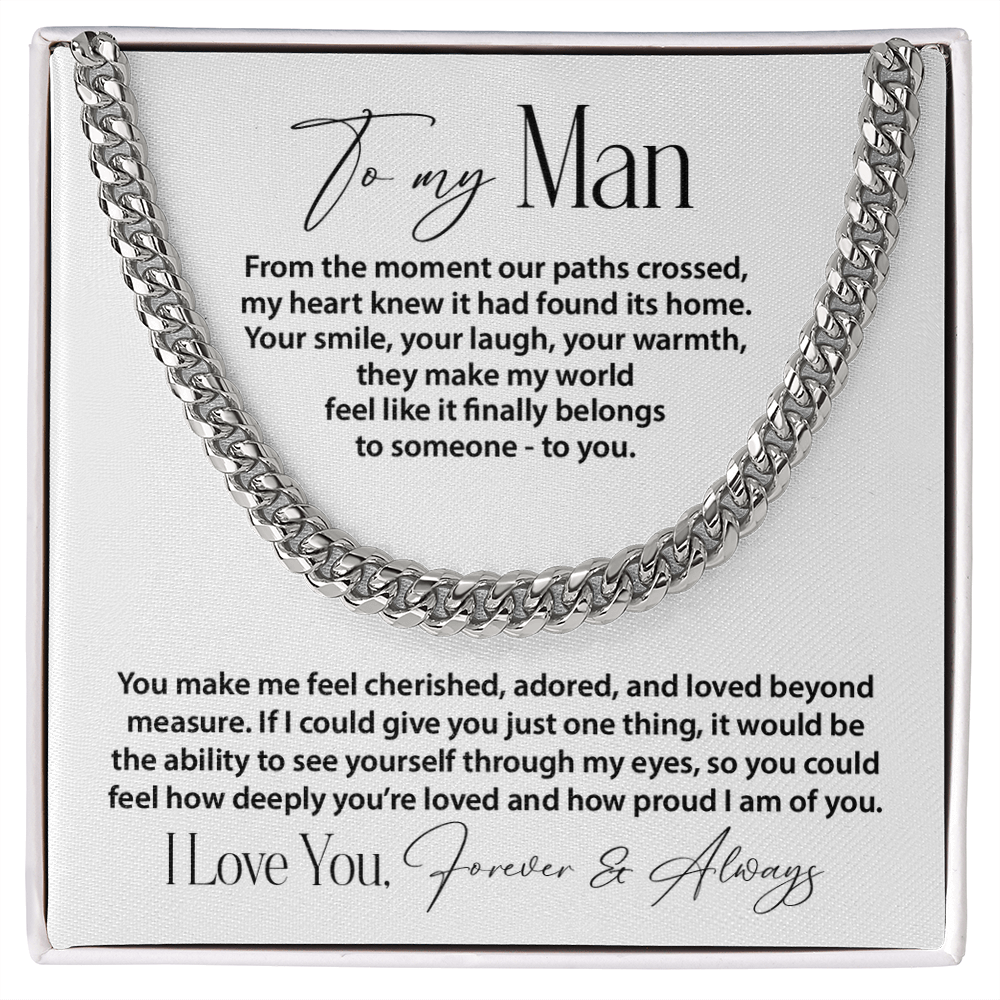 To my Man - how proud I am of you.