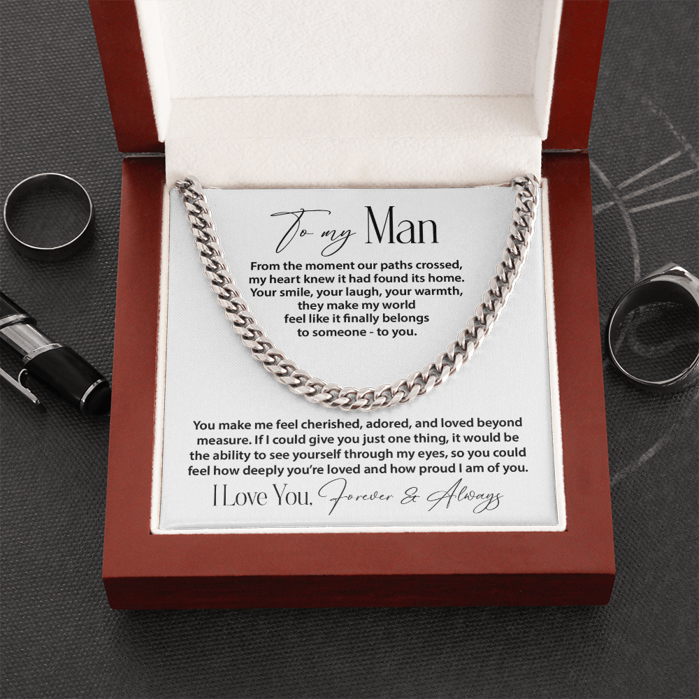 To my Man - how proud I am of you.