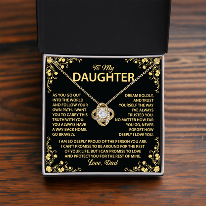 To My Daughter - You always have a way back home.