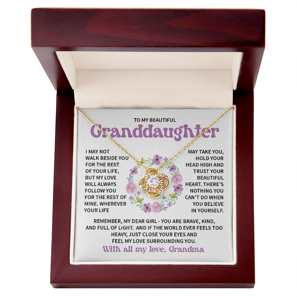 To My Granddaughter - Feel my love surrounding you - From Grandma
