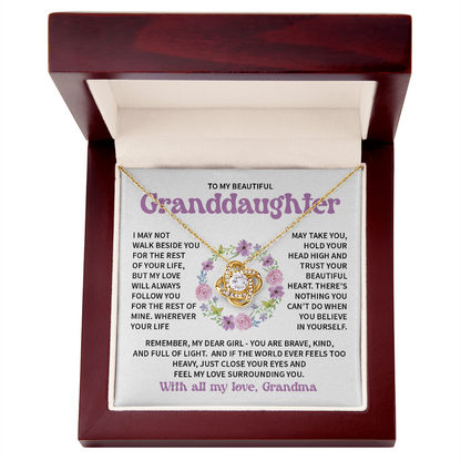 To My Granddaughter - Feel my love surrounding you - From Grandma