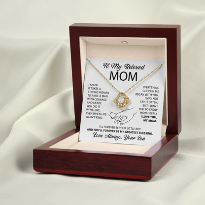 To My Mom - Everything good in me began with you - From Son