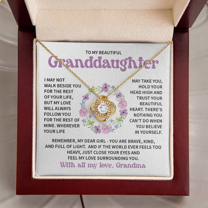 To My Granddaughter - Feel my love surrounding you - From Grandma