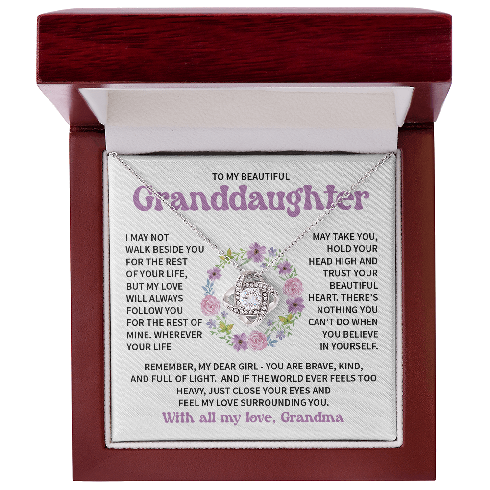 To My Granddaughter - Feel my love surrounding you - From Grandma