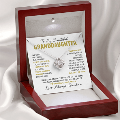 To My Granddaughter - Loved you since the moment I held you - From Grandma