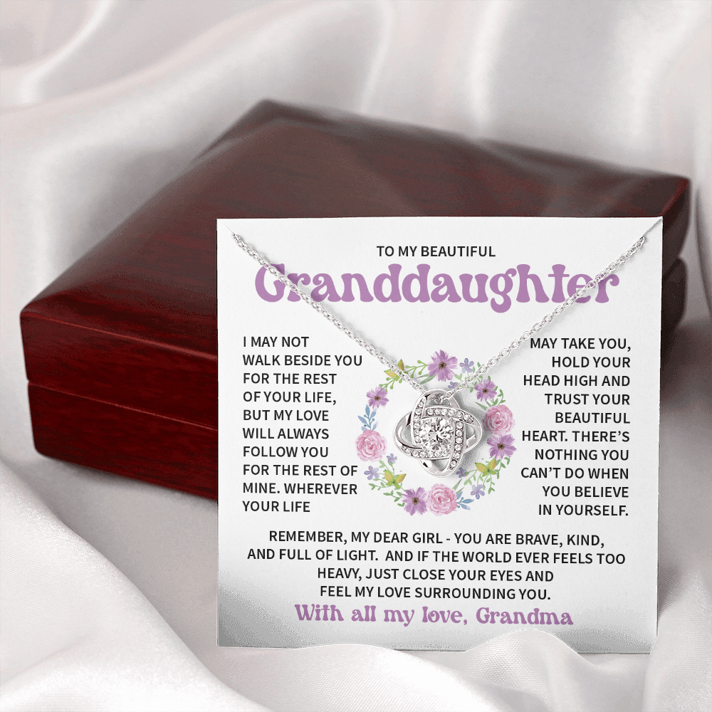 To My Granddaughter - Feel my love surrounding you - From Grandma