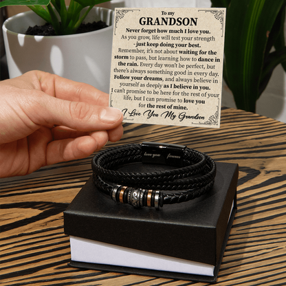 To My Grandson - Never forget how much I Love You