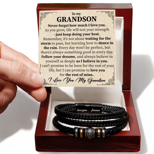 To My Grandson - Never forget how much I Love You
