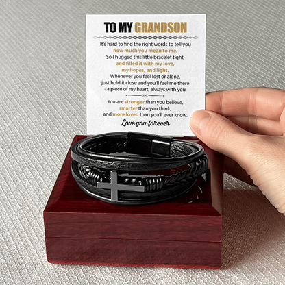 To My Grandson - Never forget how much I love you.