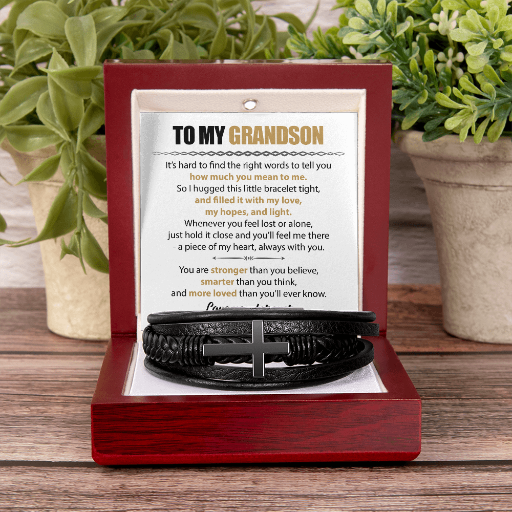 To My Grandson - Never forget how much I love you.