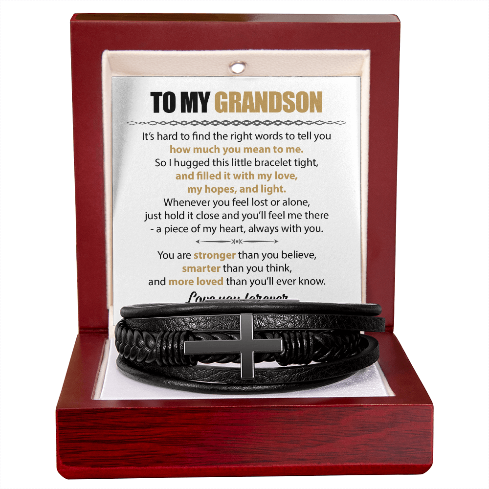 To My Grandson - Never forget how much I love you.