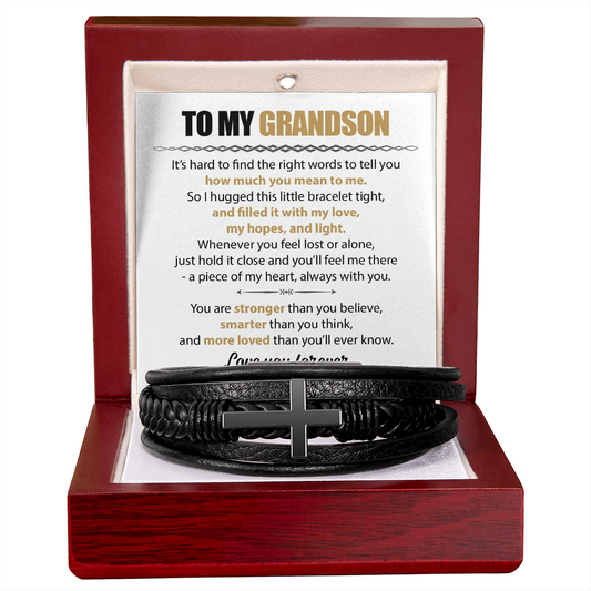 To My Grandson - Never forget how much I love you.